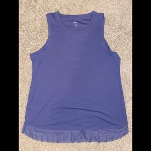 Purple Sleeveless Top, brand: Apana, size: M, 100% polyester